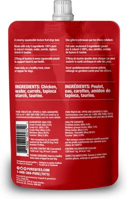 Show full view: PureBites Plus Squeezables- Heart & Eyes Dog Food Toppings, 2.5-oz tube, 15 count slide 3 of 9