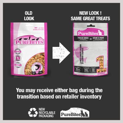 Show full view: PureBites Salmon Freeze-Dried Raw Cat Treats, 2-oz bag slide 3 of 10