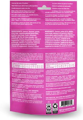 Show full view: PureBites Salmon Freeze-Dried Topper for Cats, 2.4-oz bag slide 3 of 8
