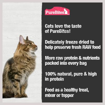 Show full view: PureBites Shrimp Freeze-Dried Raw Cat Treats, 0.8-oz bag slide 6 of 10