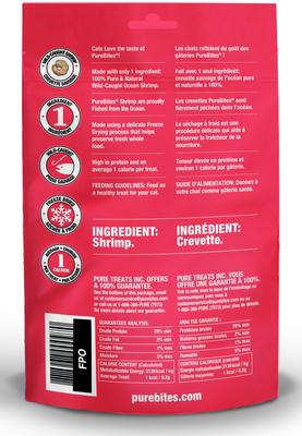 Show full view: PureBites Shrimp + Minnow Freeze-Dried Cat Treats slide 3 of 9