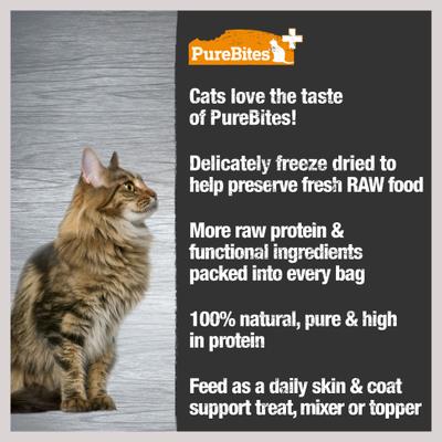 Show full view: PureBites+ Skin & Coat Cat Treats, 1.09-oz bag slide 5 of 8