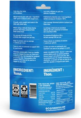 Show full view: PureBites Tuna Freeze-Dried Raw Cat Treats, 0.88-oz bag slide 4 of 10