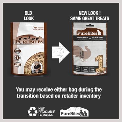 Show full view: PureBites Turkey Breast Freeze-Dried Raw Cat Treats, 0.92-oz bag slide 3 of 10