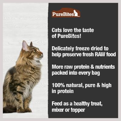 Show full view: PureBites Turkey Breast Freeze-Dried Raw Cat Treats, 0.92-oz bag slide 6 of 10