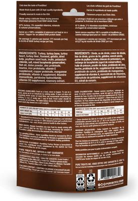 Show full view: PureBites Turkey Freeze-Dried Topper for Cats, 2.8-oz bag slide 3 of 8