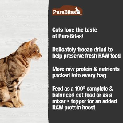 Show full view: PureBites Turkey Freeze-Dried Topper for Cats, 2.8-oz bag slide 5 of 8