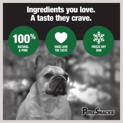 Show full view: PureSnacks Beef Liver Freeze-Dried Dog Treats, 14.4-oz bag slide 4 of 7