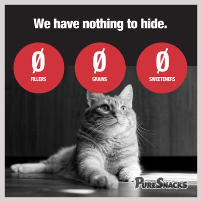 Show full view: PureSnacks Chicken Breast Freeze-Dried Cat Treats, 1.02-oz bag slide 5 of 7