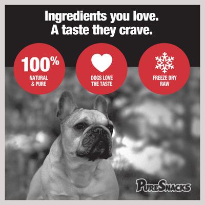 Show full view: PureSnacks Chicken Breast Freeze-Dried Dog Treats, 9.2-oz bag slide 4 of 6