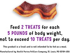 Purina Beggin' Fun Size Bacon & Cheese Flavored Dog Treats, 6-oz pouch slide 2 of 8