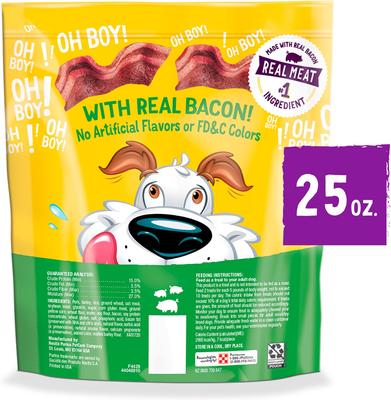 Show full view: Purina Beggin' Real Meat Fun Size Original with Bacon Flavored Dog Treats, 25-oz bag slide 3 of 11