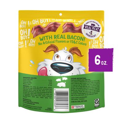 Show full view: Purina Beggin' Real Meat Fun Size Original with Bacon Flavored Dog Treats, 6-oz bag slide 3 of 11