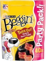 Purina Beggin' Strips Real Meat Thick Cut Hickory Smoke Flavored Dog Treats, 40-oz pouch