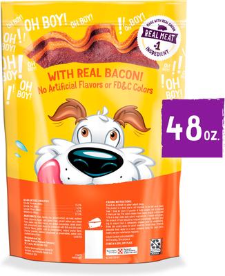 Show full view: Purina Beggin' Strips Real Meat with Bacon & Cheese Flavored Training Dog Treats, 48-oz pouch slide 3 of 10