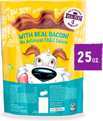 Show full view: Purina Beggin' Strips Real Meat with Bacon & Peanut Butter Flavored Dog Treats, 25-oz pouch slide 3 of 10