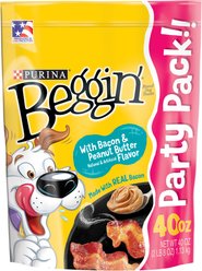 Purina Beggin' Strips Real Meat with Bacon & Peanut Butter Flavored Dog Treats, 40-oz pouch