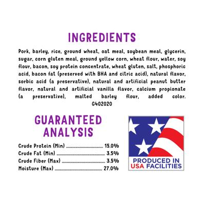Show full view: Purina Beggin' Strips Real Meat with Bacon & Peanut Butter Flavored Dog Treats, 40-oz pouch slide 7 of 10
