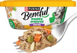 Purina Beneful Freshly Prepared Blends with Chicken, Carrots, Peas & Wild Rice Wet Dog Food 10-oz container, case of 8