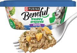 Purina Beneful Freshly Prepared Blends with Turkey, Sweet Potatoes, Brown Rice & Spinach Wet Dog Food, 10-oz container, case of 8