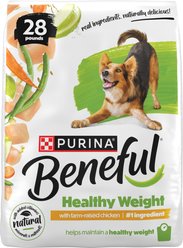 Purina Beneful Healthy Weight with Farm-Raised Chicken Dry Food + Milk-Bone Original Large Biscuit Dog Treats slide 2 of 8