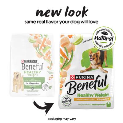 Show full view: Purina Beneful Healthy Weight with Farm-Raised Chicken Dry Food + Milk-Bone Original Large Biscuit Dog Treats slide 3 of 8
