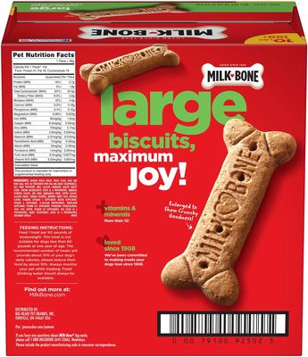 Show full view: Purina Beneful Healthy Weight with Farm-Raised Chicken Dry Food + Milk-Bone Original Large Biscuit Dog Treats slide 7 of 8