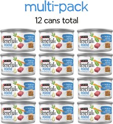 Purina Beneful Infused Pate with Real Lamb, Carrots & Spinach Wet Dog Food, 3-oz can, case of 12 slide 2 of 7