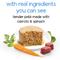 Show in main carousel: Purina Beneful Infused Pate with Real Lamb, Carrots & Spinach Wet Dog Food, 3-oz can, case of 12 slide 4 of 10