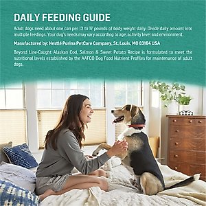 Purina Beyond Alaskan Cod, Salmon & Sweet Potato Grain-Free Canned Dog Food, 13-oz can, case of 4