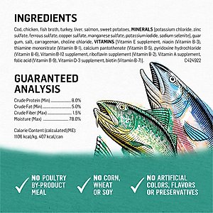 Purina Beyond Alaskan Cod, Salmon & Sweet Potato Grain-Free Canned Dog Food, 13-oz can, case of 4