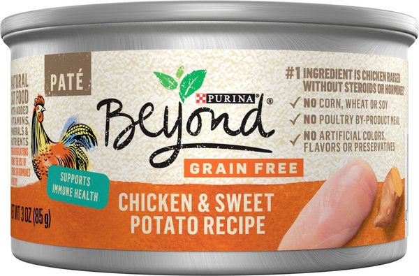 Purina Beyond Grain-Free Chicken & Sweet Potato Pate Recipe Canned Cat Food