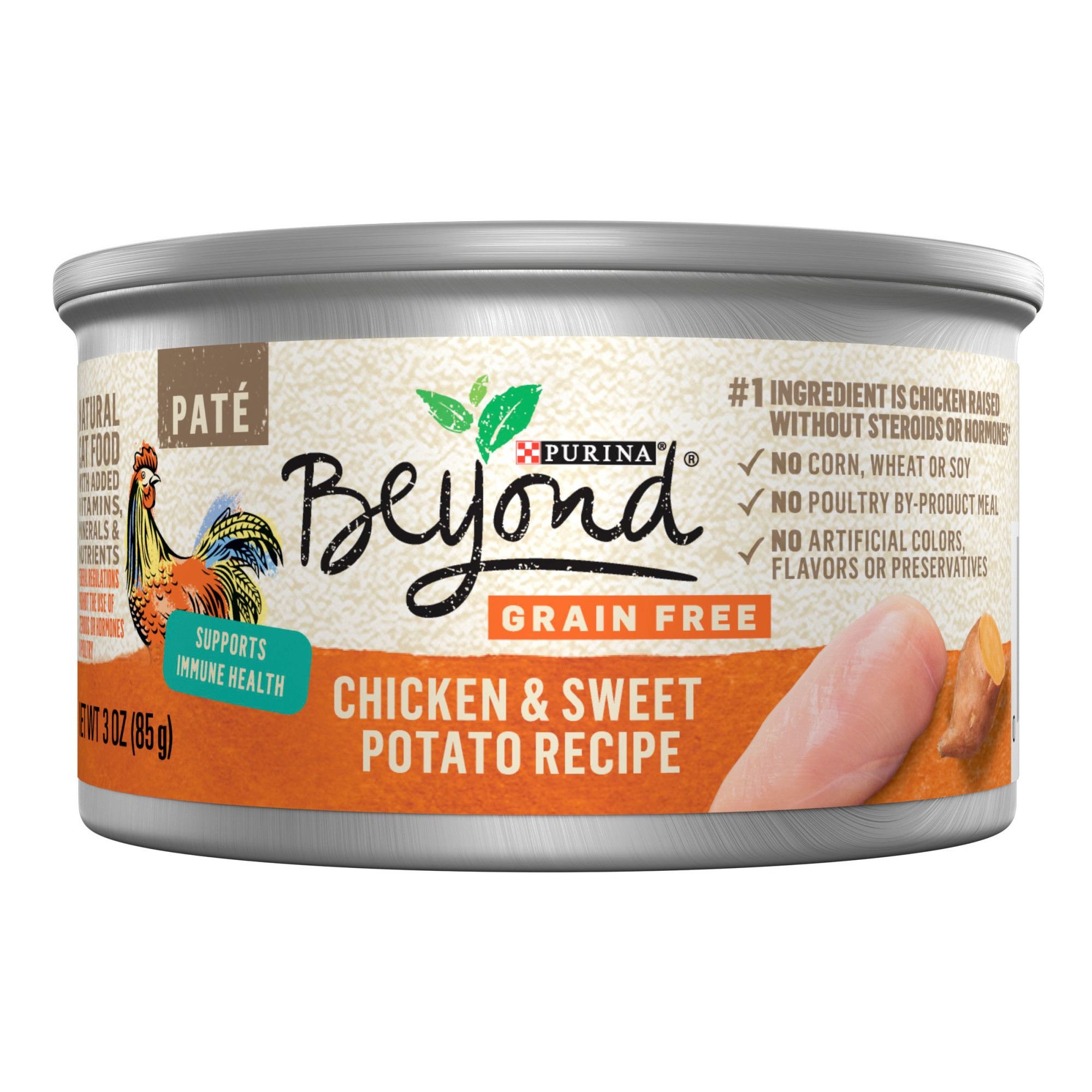 Grain-Free Natural Pate Chicken & Sweet Potato Recipe Wet Cat Food