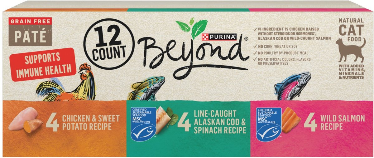 Purina Beyond Grain-Free Chicken, Duck & Pheasant Variety Pack Canned Cat Food