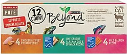 Purina Beyond Grain-Free Pate 3 Flavors Variety Pack Canned Cat Food, 3-oz, case of 12
