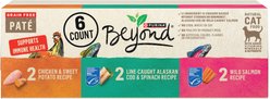 Purina Beyond Grain-Free Pate 3 Flavors Variety Pack Canned Cat Food, 3-oz, case of 6