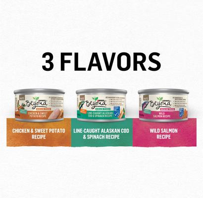 Purina Beyond Grain-Free Pate 3 Flavors Variety Pack Canned Cat Food