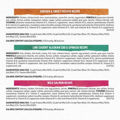 Show full view: Purina Beyond Grain-Free Pate 3 Flavors Variety Pack Canned Cat Food, 3-oz, case of 6 slide 7 of 12