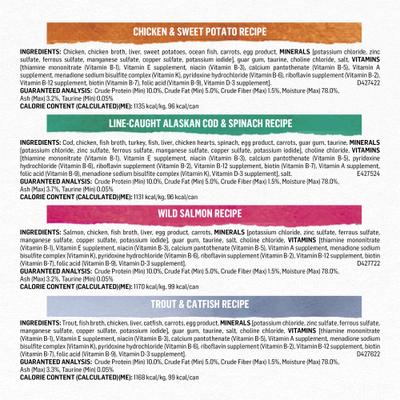 Show full view: Purina Beyond Grain-Free Pate 4 Flavors Variety Pack Canned Cat Food, 3-oz, case of 24 slide 7 of 12