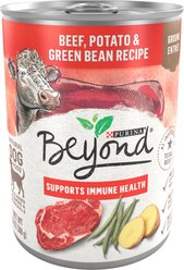 Purina Beyond Natural Grain-Free Beef Potato & Green Bean Recipe Ground Entree Wet Dog Food, 13-oz can, case of 12