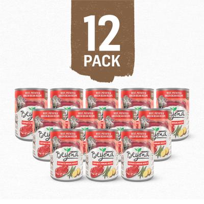 Show full view: Purina Beyond Natural Grain-Free Beef Potato & Green Bean Recipe Ground Entree Wet Dog Food, 13-oz can, case of 12 slide 3 of 12