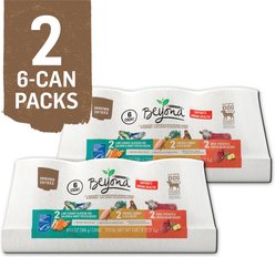 Purina Beyond Natural Pate Ground Entrees Wet Dog Food Variety Pack, 13-oz can, case of 12
