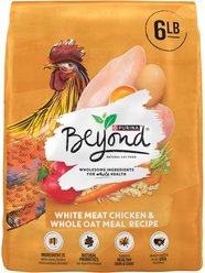 Purina Beyond Simply White Meat Chicken & Whole Oat Meal Recipe Dry Cat Food, 6-lb bag