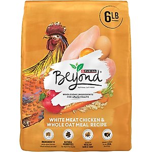 Purina Beyond Simply White Meat Chicken & Whole Oat Meal Recipe Dry Cat Food, 6-lb bag