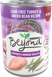 Purina Beyond Turkey & Green Bean Recipe in Gravy Canned Dog Food, 12.5-oz, case of 12