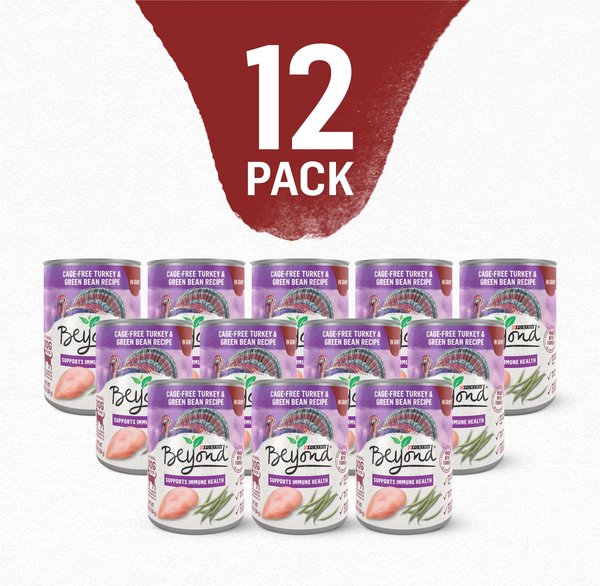 Show full view: Purina Beyond Turkey & Green Bean Recipe in Gravy Canned Dog Food, 12.5-oz, case of 12 slide 3 of 11