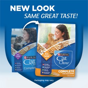 Purina Cat Chow Complete with Real Chicken & Vitamins Dry Cat Food, 20-lb bag
