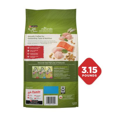 Show full view: Purina Cat Chow Naturals Original with Added Vitamins, Minerals & Nutrients Dry Cat Food, 3.15-lb bag slide 3 of 11
