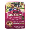 Purina Dog Chow Tender & Crunchy Adult Real Lamb & Turkey Flavor Dry Dog Food, 16-lb bag