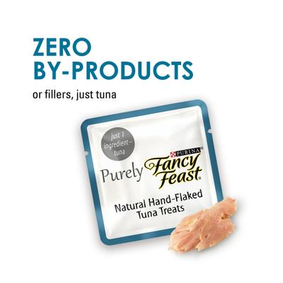 Show full view: Purina Fancy Feast Purely Natural Hand-Flaked Tuna Soft Cat Treat, 10 count slide 6 of 11